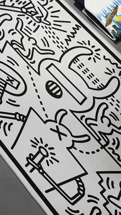 Paranormal UFO Destruction Print Long Sleeve Cotton T-Shirt