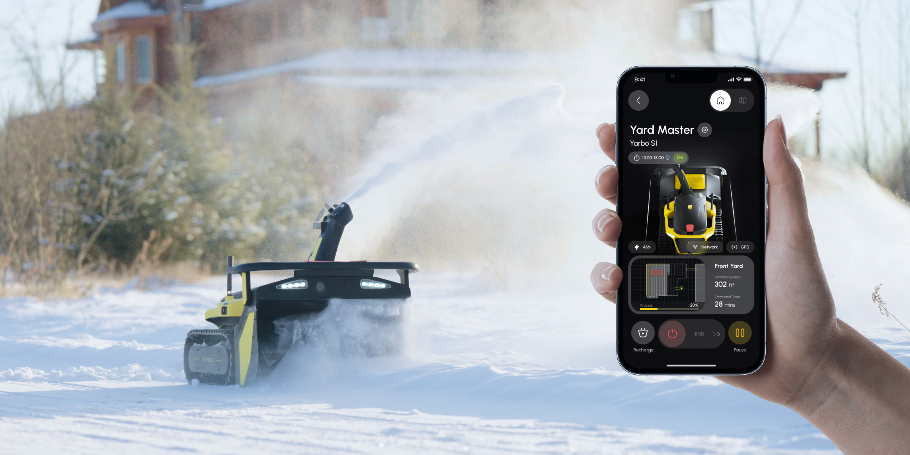 yarbo remote control through app