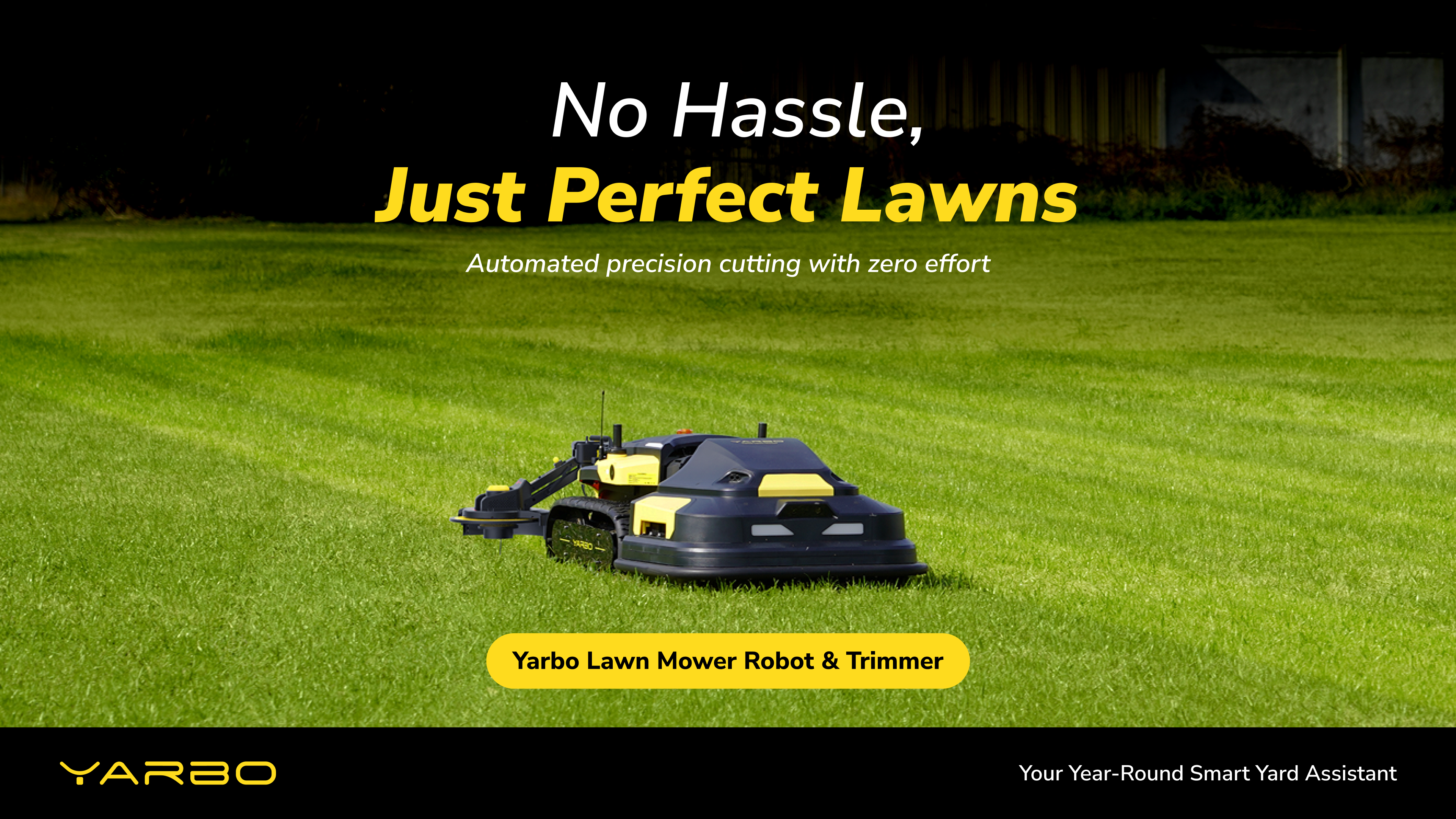 robotic lawn mower with smart control