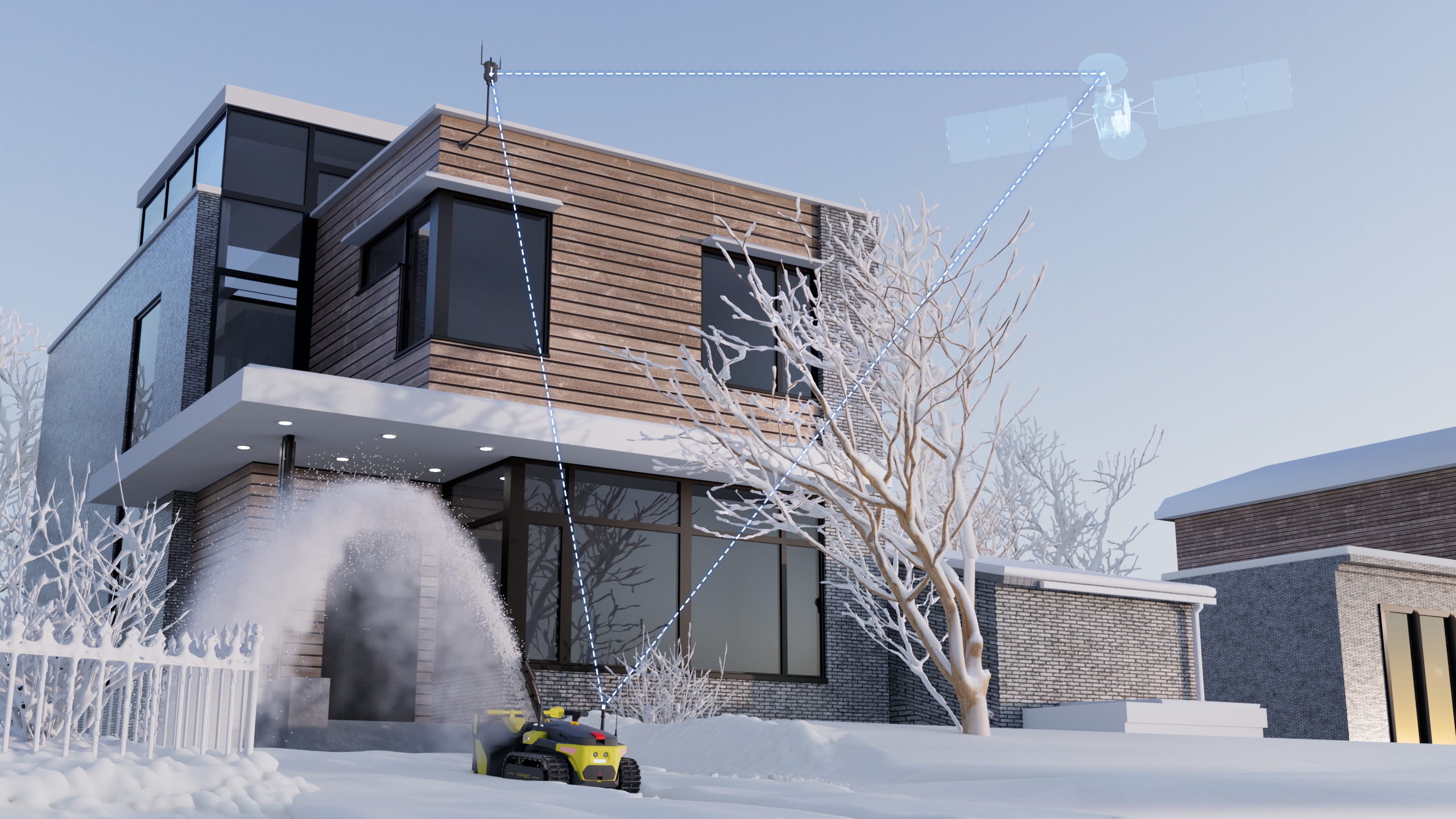 Yarbo Snow Blower's signals 