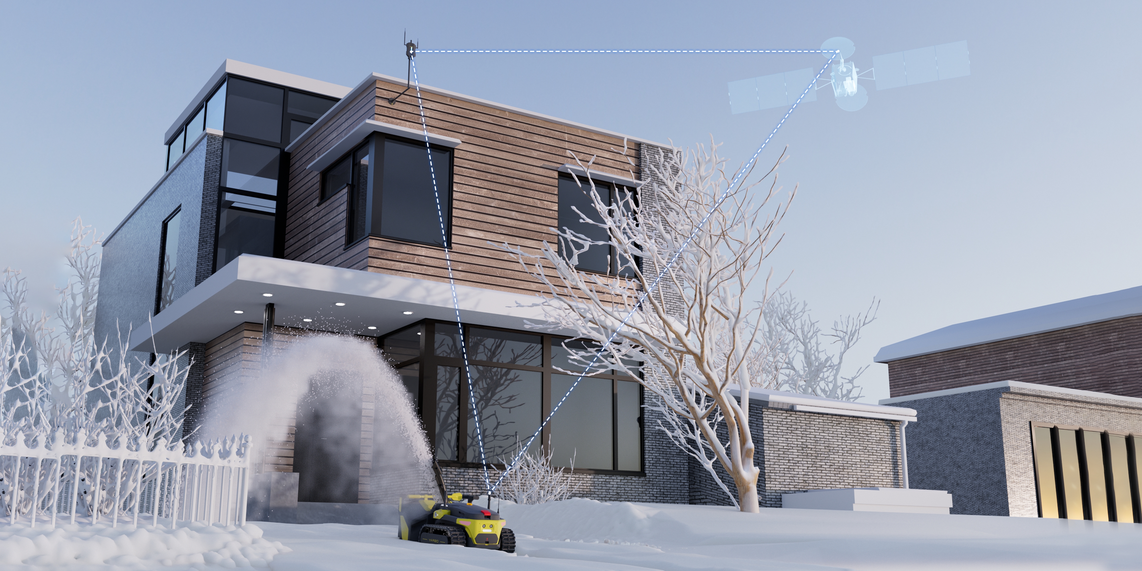 New robot snow blowers 