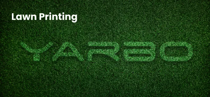Yarbo lawn printing feature