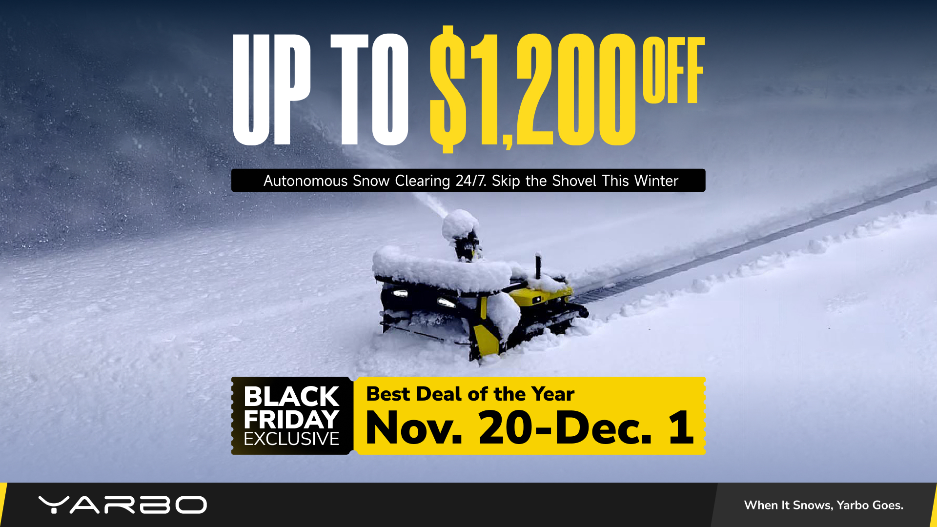 snow blower black friday