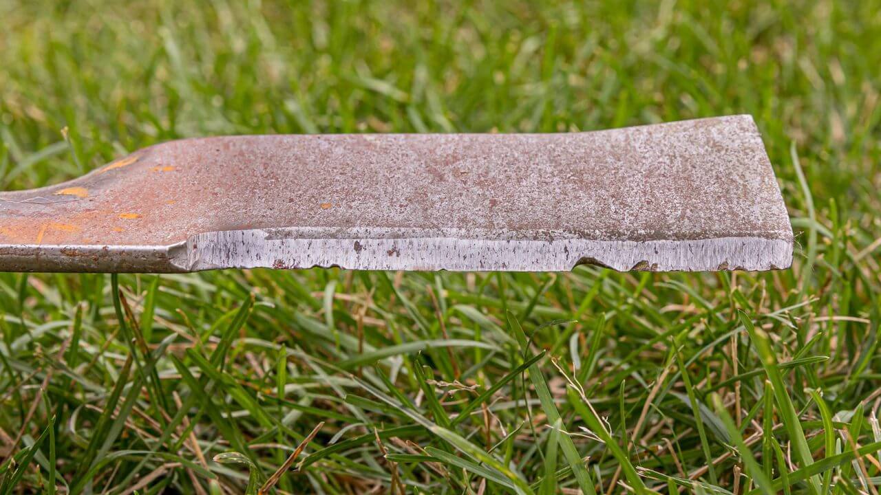 Dull Lawn Mower Blade