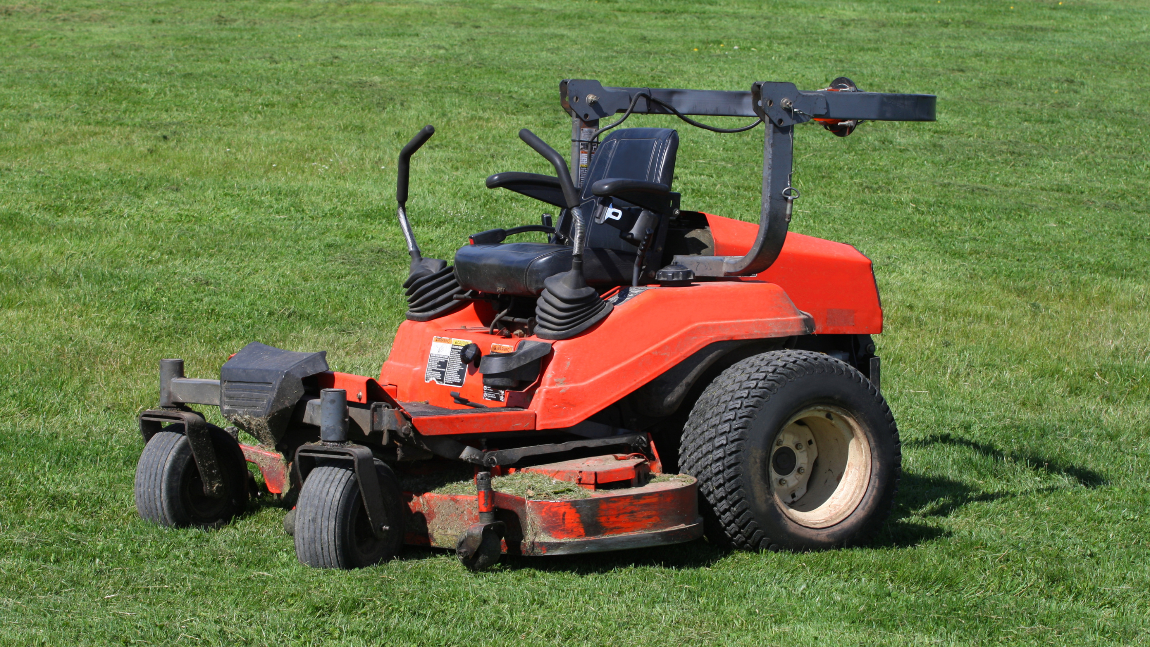 Traditionla gas based lawn mower 