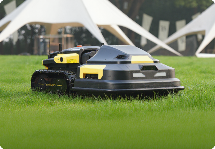 robotic lawn mower for large lawns