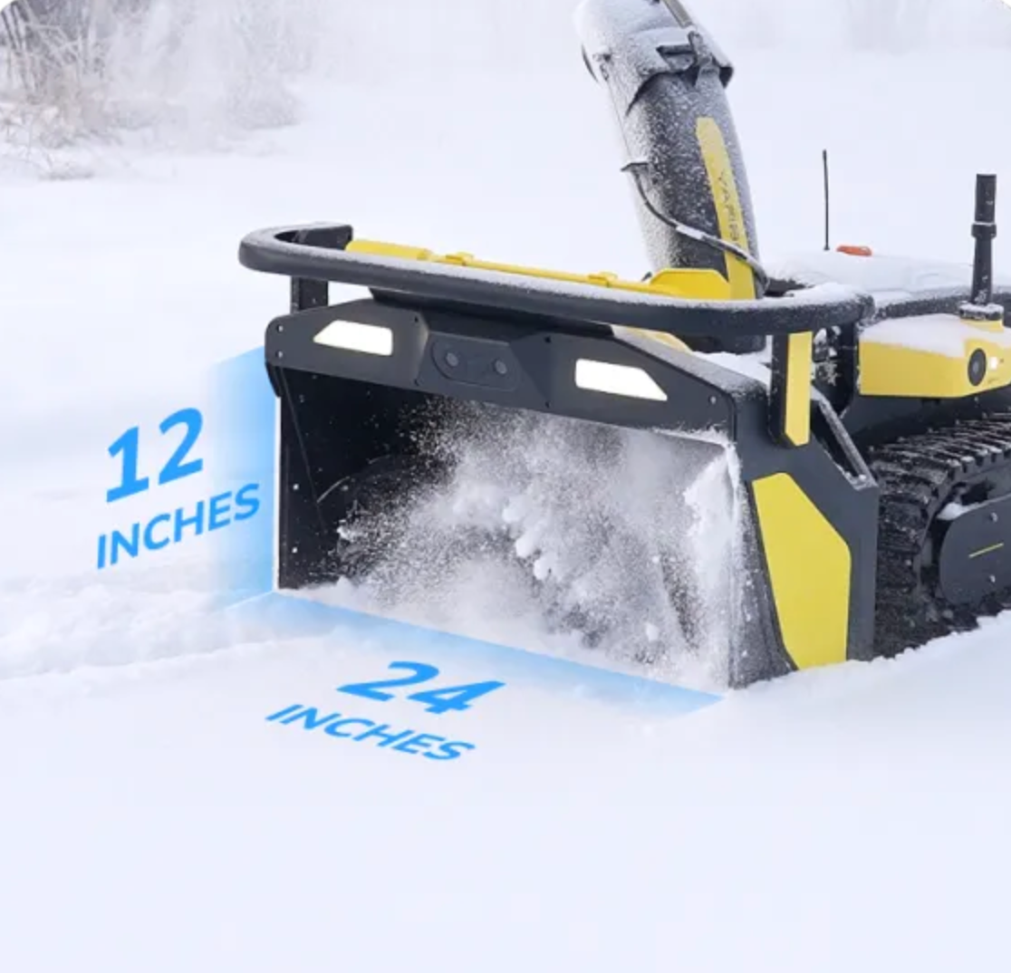 Yarbo snow blower capabilities 