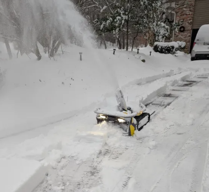 Yarbo snow blower for large yards 