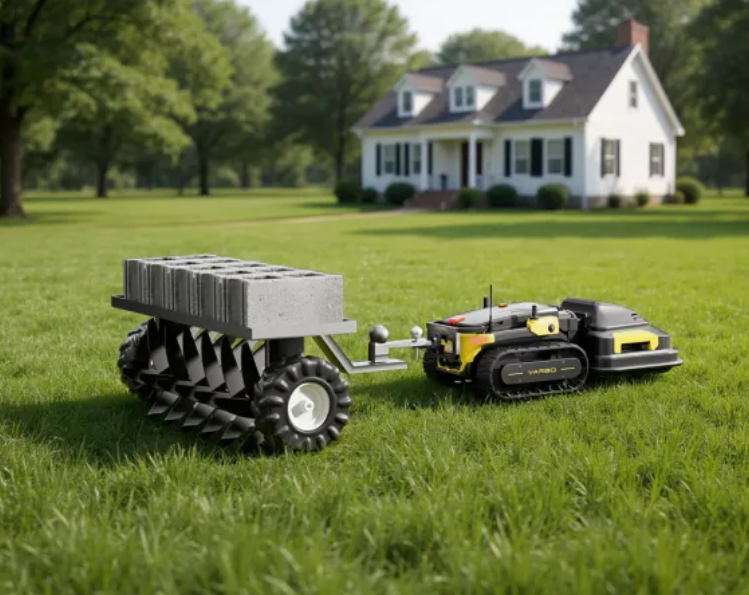Yarbo Aerating lawn Autonomously 