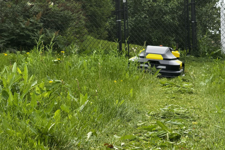 Yarbo handling tall thick grass