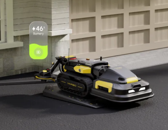 Automatic Lawn mower with electric wireless charging