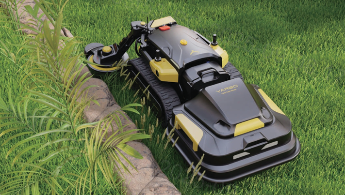 Yarbo trimmer auto lane feeding