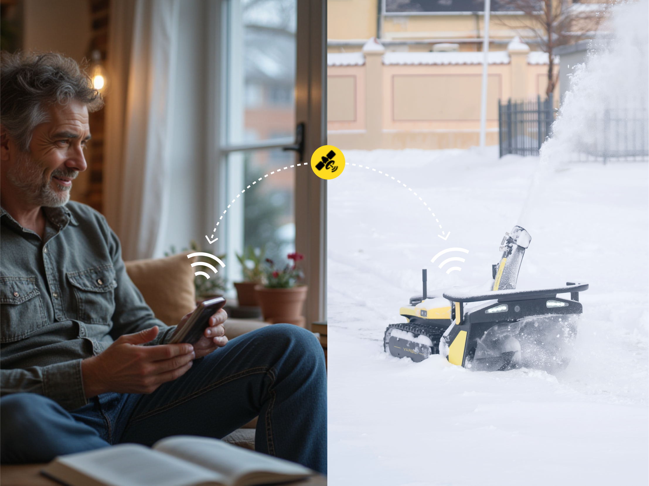 Yarbo autonomous snow blower