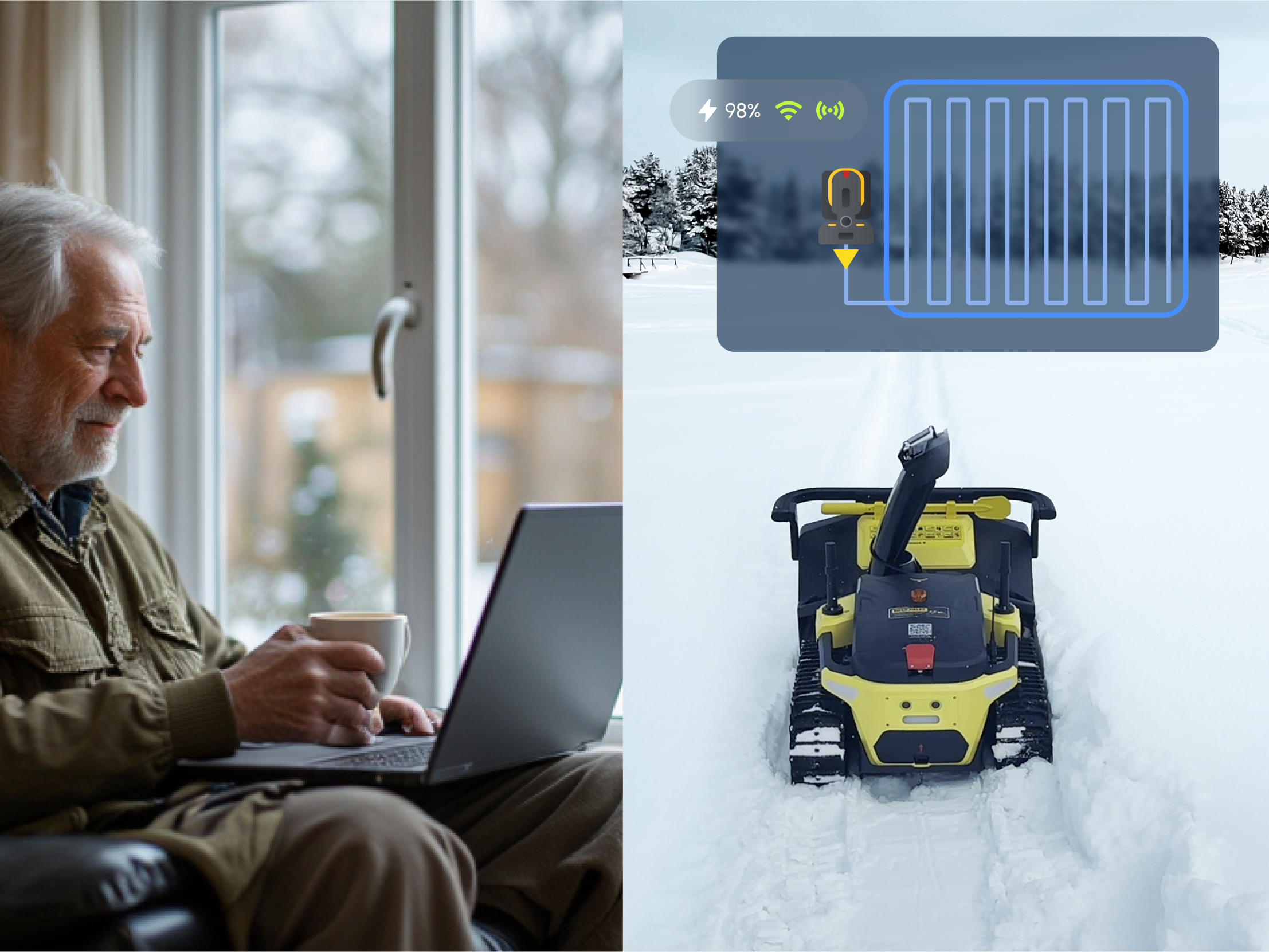 Yarbo snow blower mapping 