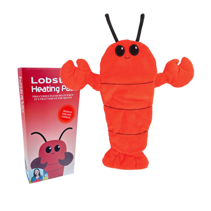 1pc Microwave Heating Pads For Cramps, Lobster Heating Pad, Hot Cold Pack, Microwavable Animals
