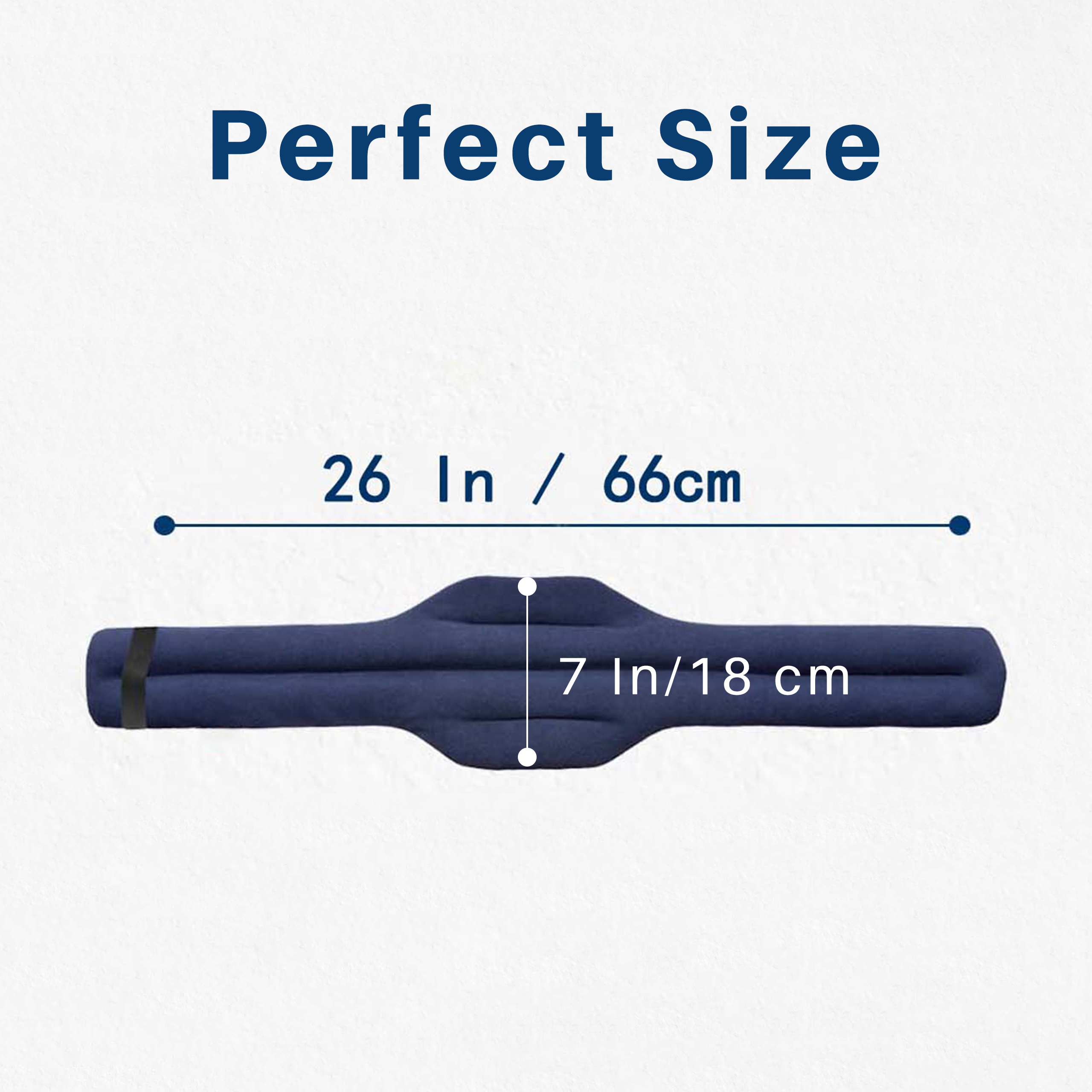 Microwave Heating Pad, Microwavable Heated Neck and Shoulder Wrap, Hands-Free Weighted Moist Hot or Cool Pack, Soft Fleece Cover and Flaxseed Filling