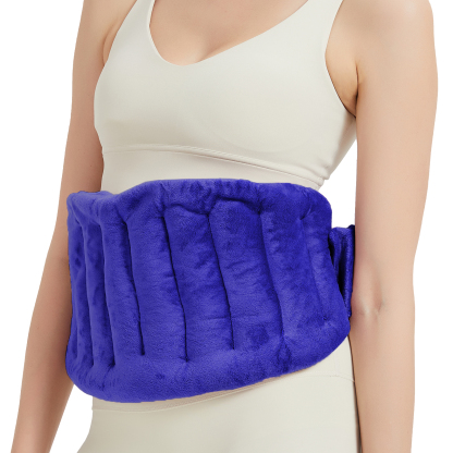 Microwavable Heating Wrap for Lower Back, Waist, and Shoulder – Microwave Heated Pack with Moist Heat for Waist