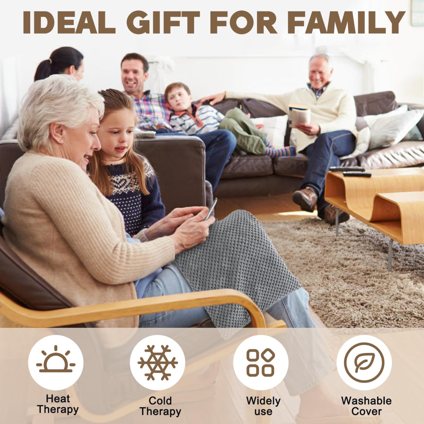 Heating Pad Microwavable with Washable Cover, Microwave Heating Pad for Relax, Moist Heating Pad for Relax, Warm Cold Compress, Keep Warm In Autumn And Winter