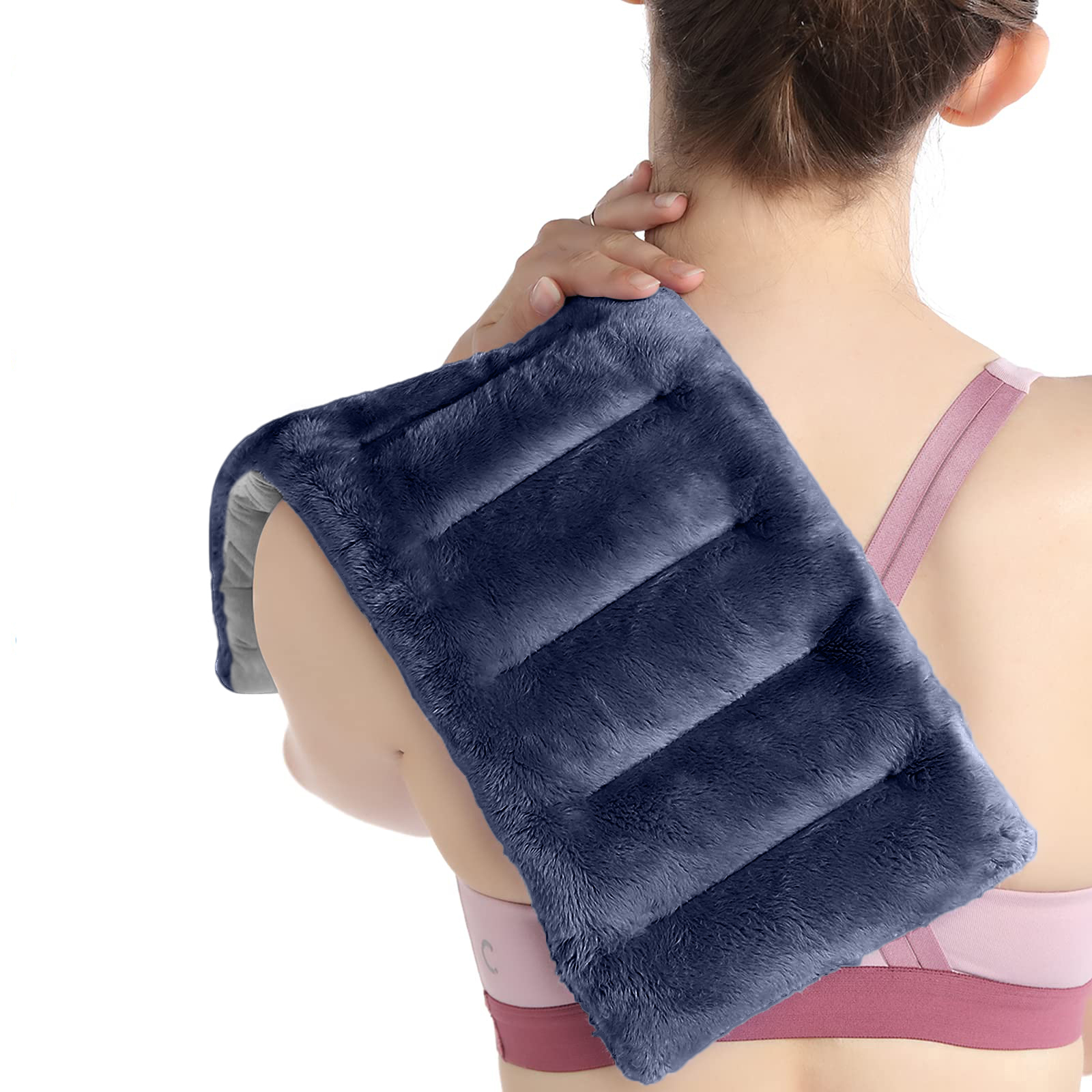 Microwave Heating Pad, 7x18" Microwavable Heating Pads for Neck and Sh