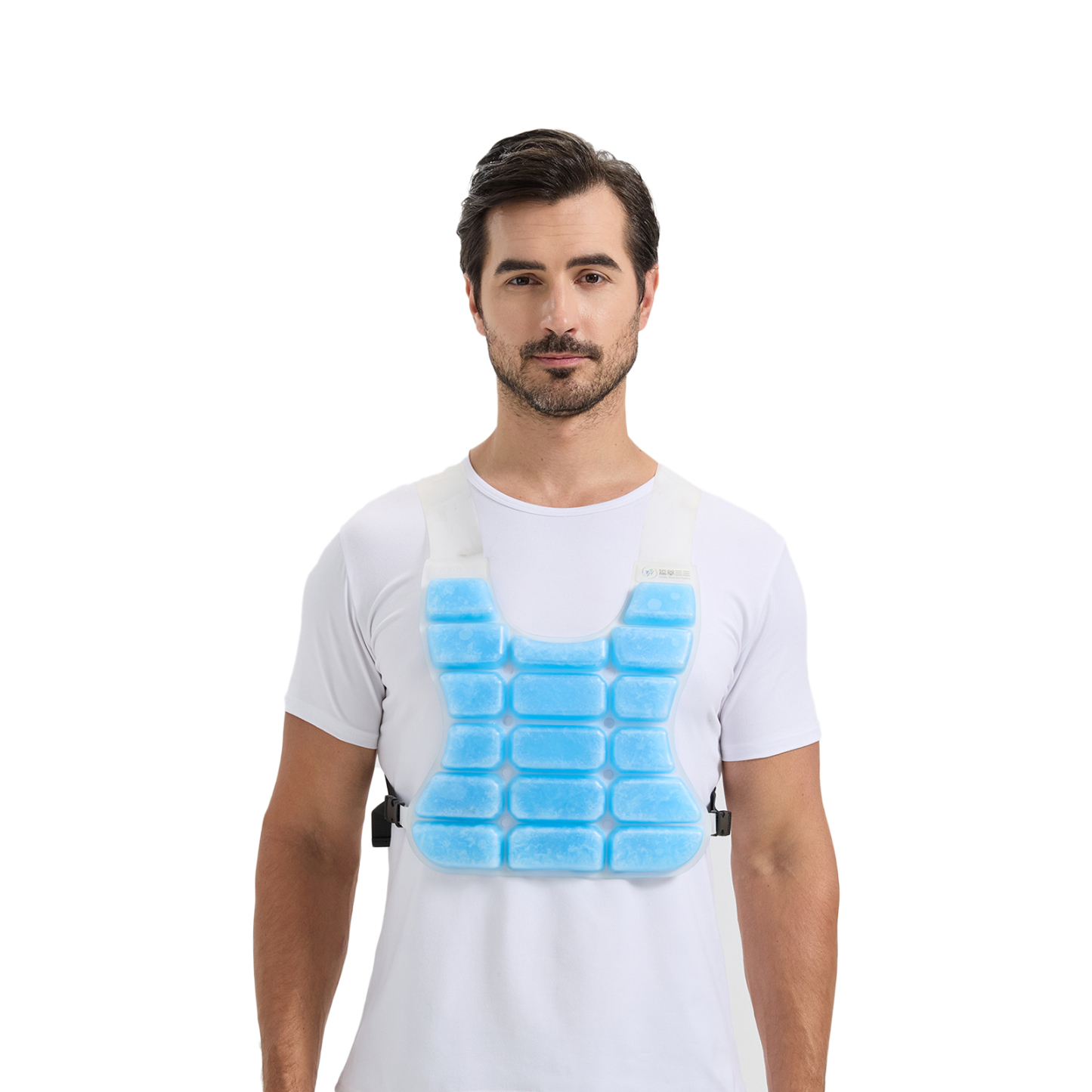 BECGAM PCM Cooling Vest for MS Patients, Heat Stroke Prevention Cooling Vest with Removable PCM Packs, Natural Freezing Below 28°C/82.4°F, Rapid Physical Cooling Vest