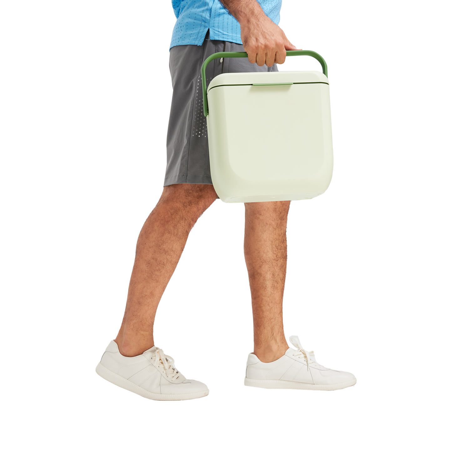 Cooler Box With 6 Ice Packs, Ice Cooler, Ice Chest Cooler, Hard Chest Box with Handles, Portable Coolers, for Beach, Drink, Beverage, Camping, Picnic, Fishing, Boat, Barbecue, Outdoor