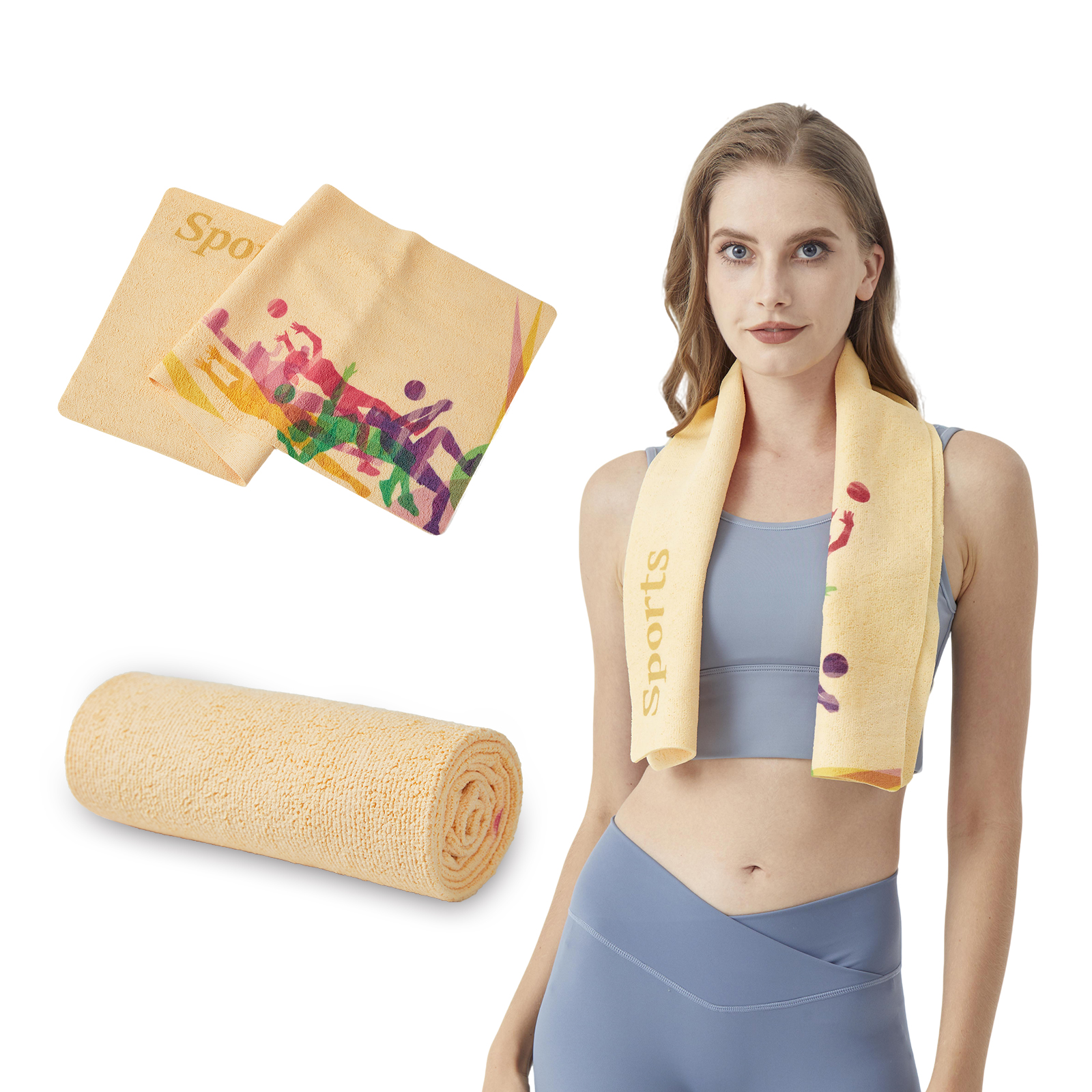 Cooling Towels 40 X 8 in, Reusable Chilly Towels, Sports and Outdoors Ice Towel for Yoga, Sport, Running, Instant Cooling, Quick-Drying, Super Absorbent