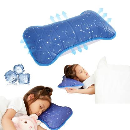 Tiny Cooling Gel Pillow, Small Toddler Pillow, Kid Pillows 15" x 7" for Summer, Nap Pillows, Lumbar Pillow, Summer Cooling System, Small Size