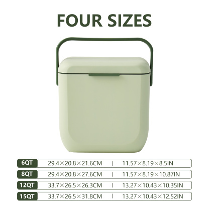 Cooler Box With 6 Ice Packs, Ice Cooler, Ice Chest Cooler, Hard Chest Box with Handles, Portable Coolers, for Beach, Drink, Beverage, Camping, Picnic, Fishing, Boat, Barbecue, Outdoor