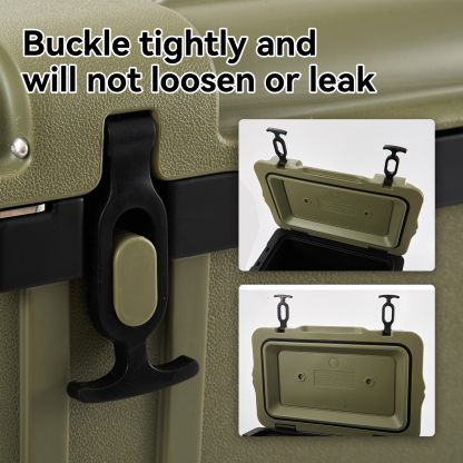 26L Cooler Box With free 10 ice packs, Ice Cooler, Ice Chest Cooler, Hard Chest Box with Handles, Portable Coolers, for Beach, Drink, Beverage, Camping, Picnic, Fishing, Boat, Barbecue, Outdoor