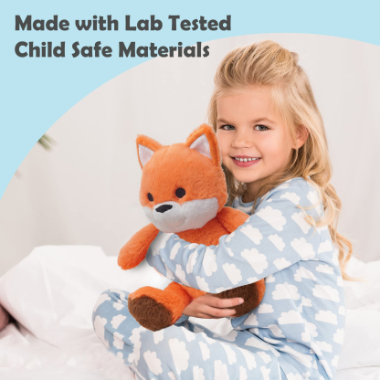 Microwave Heating Pad Animal, Heatable Stuffed Fox Plush, Fox Toy, Warmable Heating Pad, Warm and Hot Therapy for Cramps, Back, and Neck Pain Relief, Keep Warm In Autumn And Winter