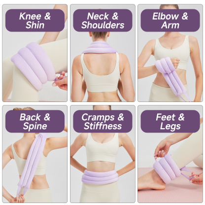 BECGAM Microwave Heating Pad, Microwavable Heating Pads for Neck and Shoulder, Heating Pad Microwavable Moist Heat Pack, Warm Compress