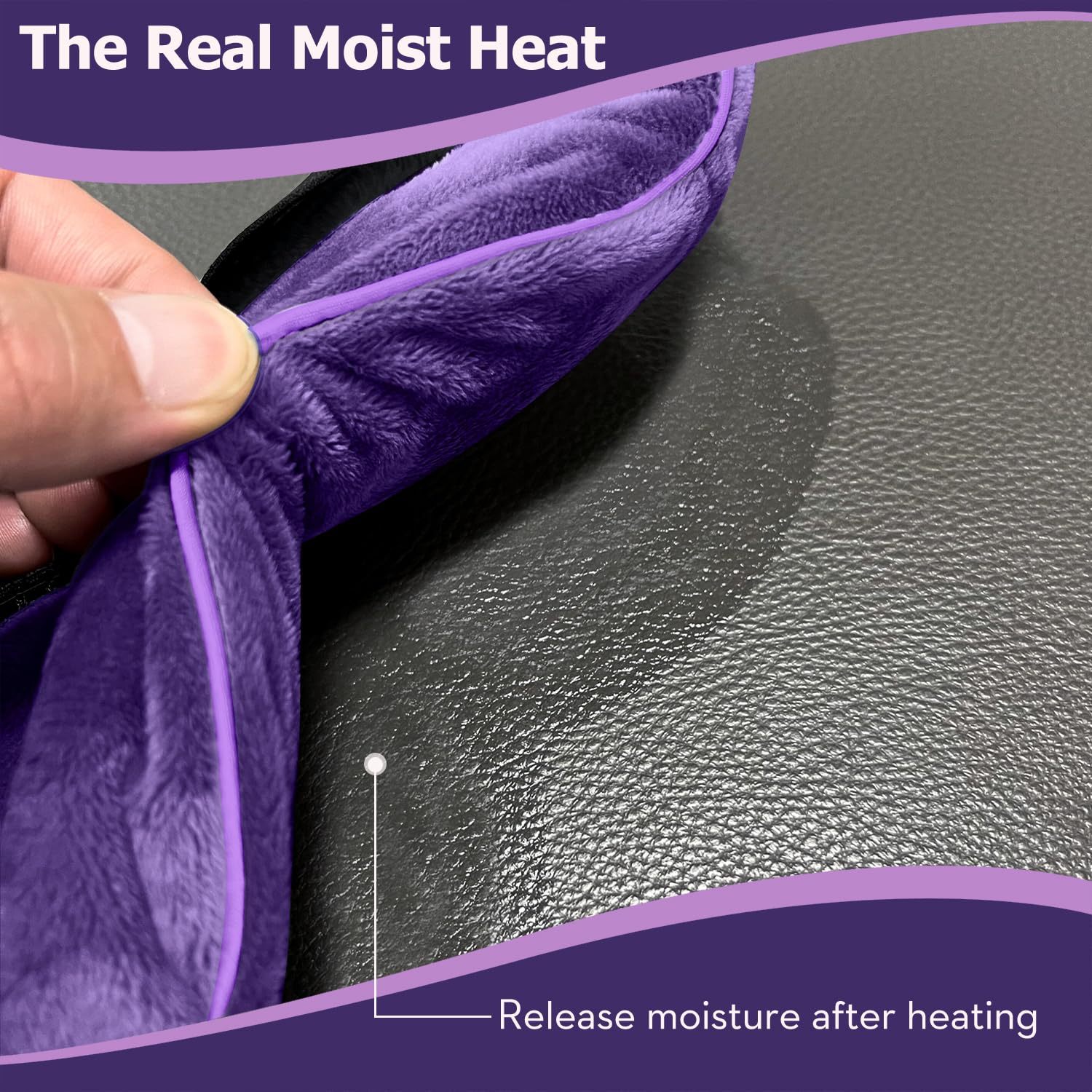 Cooling Eye Mask, Reusable Cold Sleep Eye Compress and Moist Heat for Eye Relaxing, Multipurpose Eye Bag for Dry Eyes with Microwavable Flaxseed Pad, Cold Gel Pad