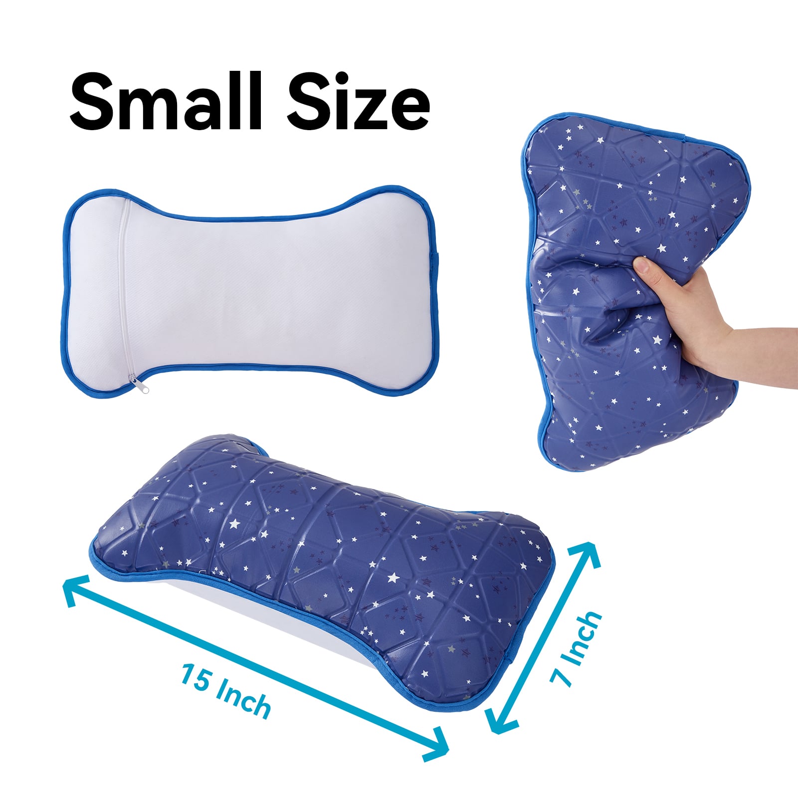 Tiny Cooling Gel Pillow, Small Toddler Pillow, Kid Pillows 15" x 7" for Summer, Nap Pillows, Lumbar Pillow, Summer Cooling System, Small Size