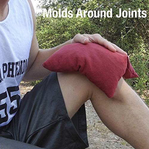 Heated Pillow, Microwave Heating Pad for Cramps, Back, Neck, Shoulders, Leg - Reusable Heat Pack, Hot Moist Microwavable Relax Pack