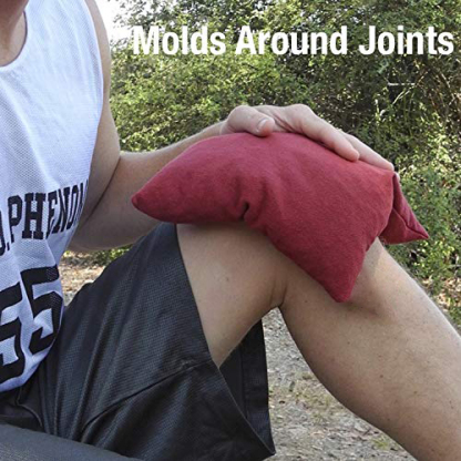 Heated Pillow, Microwave Heating Pad for Cramps, Back, Neck, Shoulders, Leg - Reusable Heat Pack, Hot Moist Microwavable Relax Pack