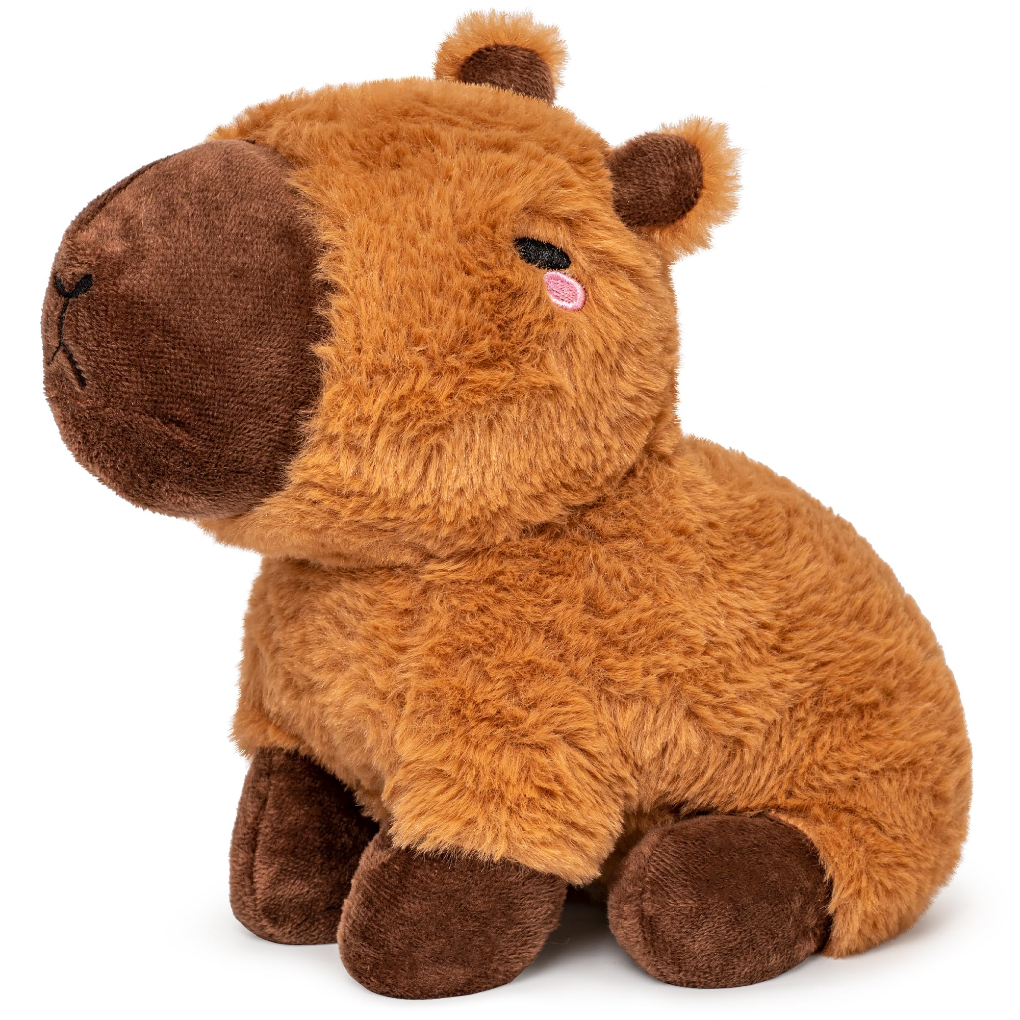 Capybara Microwavable Unscented 1.5 lbs Heating Pad for Women and Kids - Cute Soft Cozy Pillow Plush Heatable Warm Stuffed Animals - Kawaii Hot and Cold Plushie Food Toy- Capybara Gifts for Girls Boys