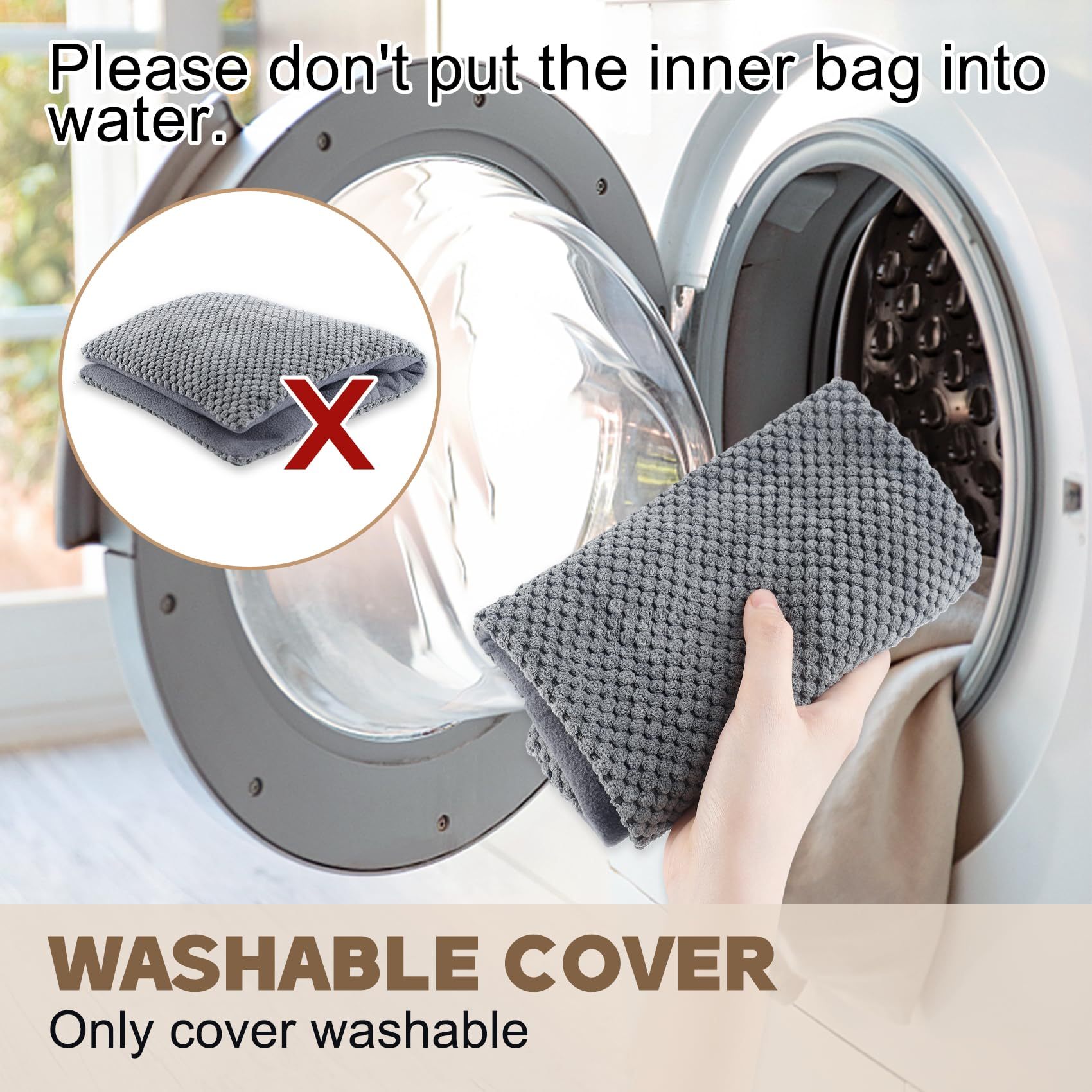 Heating Pad Microwavable with Washable Cover, Microwave Heating Pad for Relax, Moist Heating Pad for Relax, Warm Cold Compress, Keep Warm In Autumn And Winter