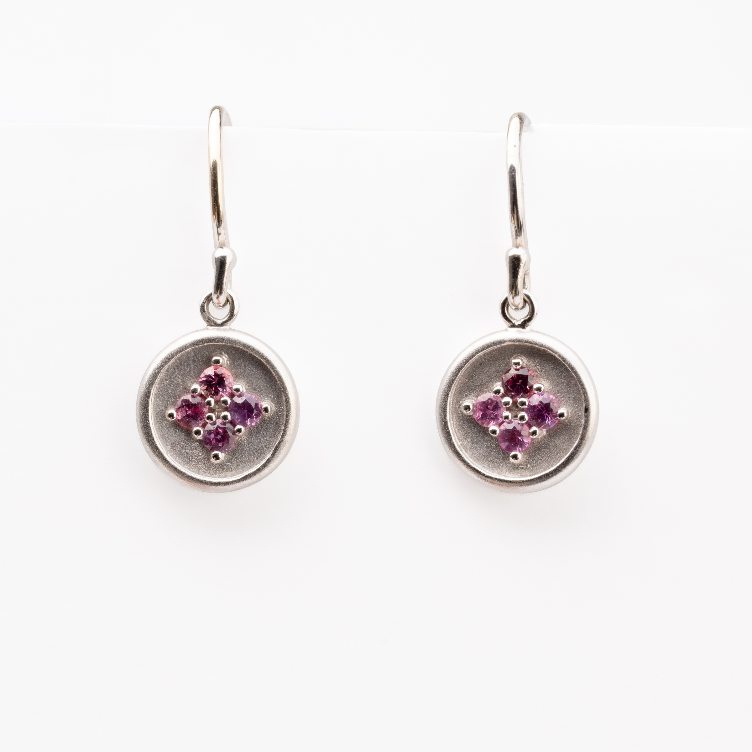 Pink Sapphire Earrings