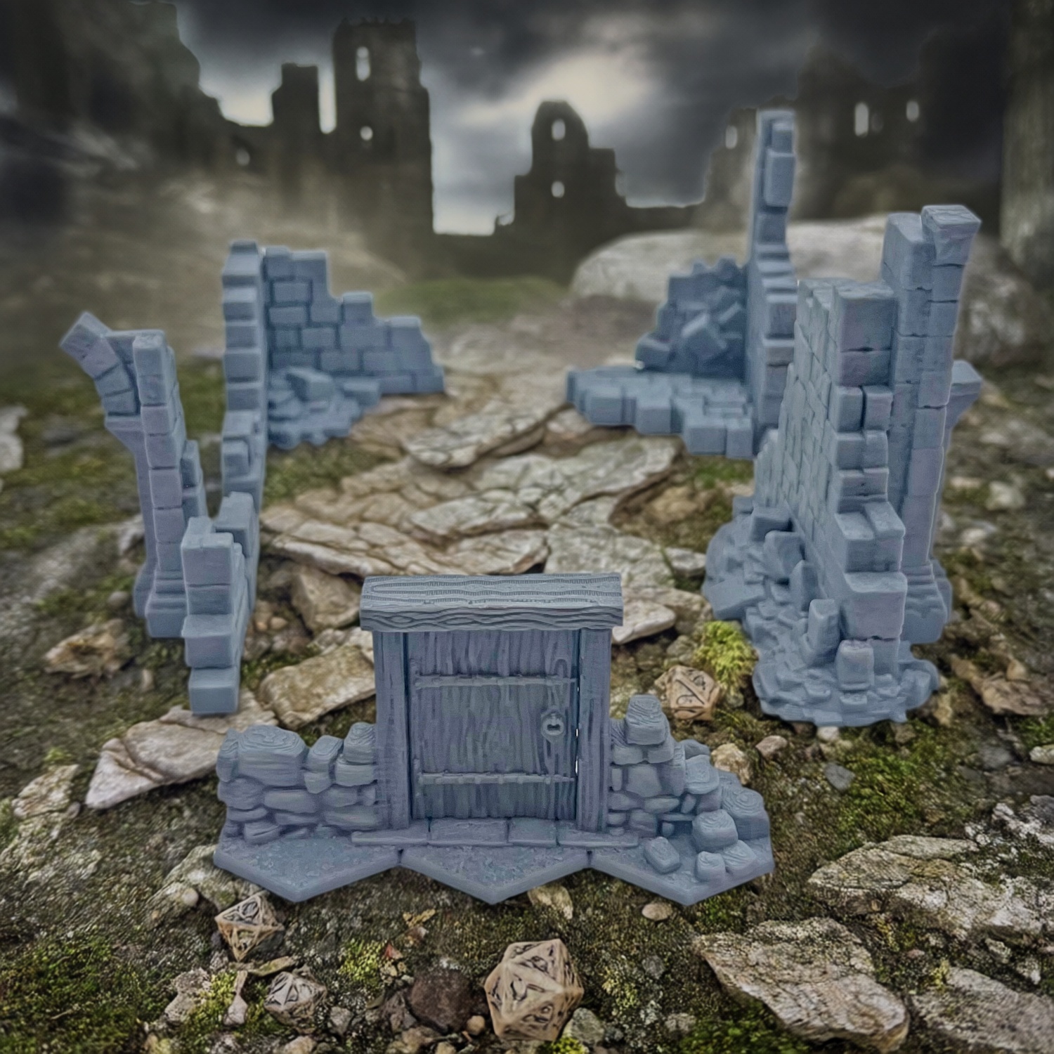 DND board game Dragon and Dungeon Ruins Wall