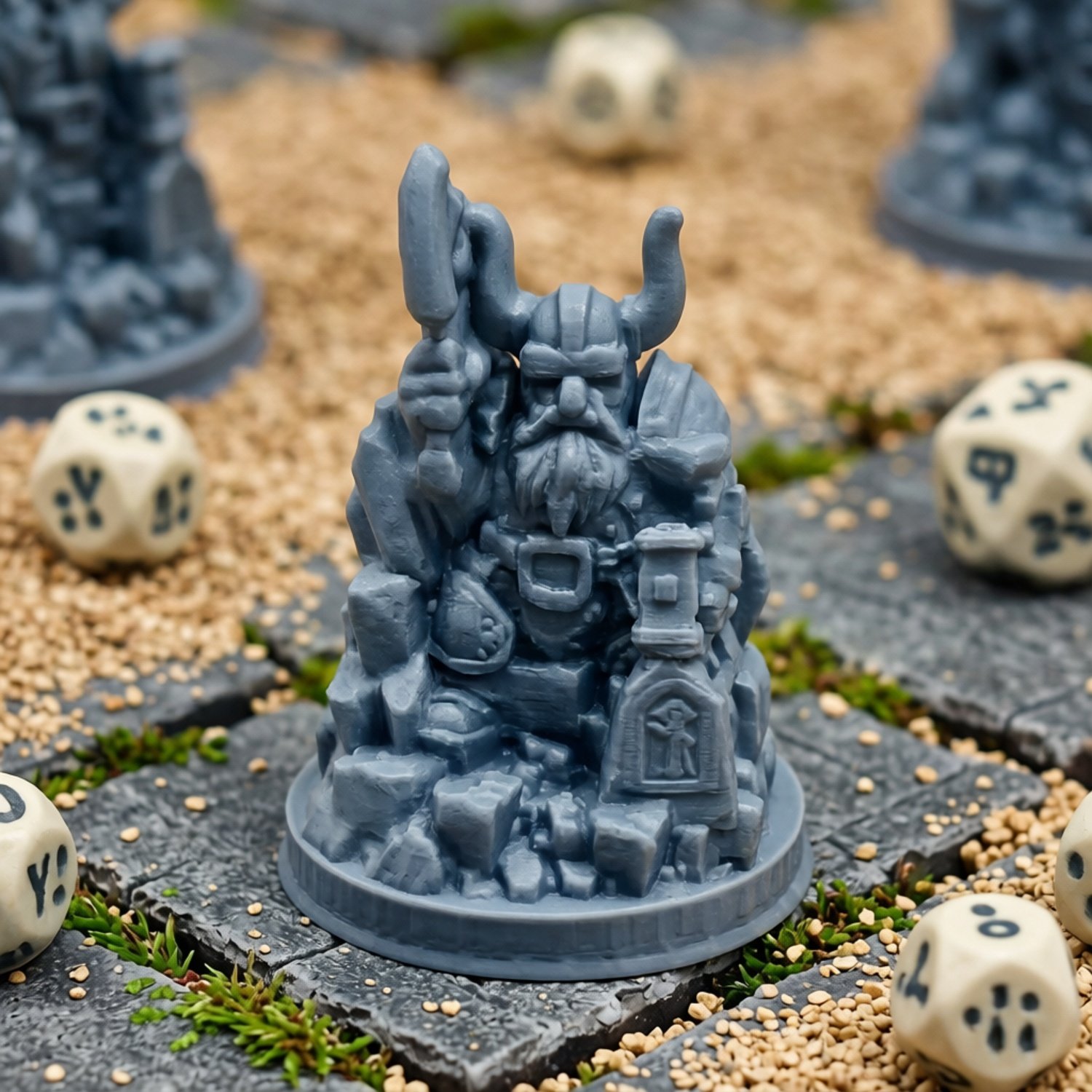 Dungeons & Dragons D&D Dwarf Soldier 1 Miniature Game Model Figurine