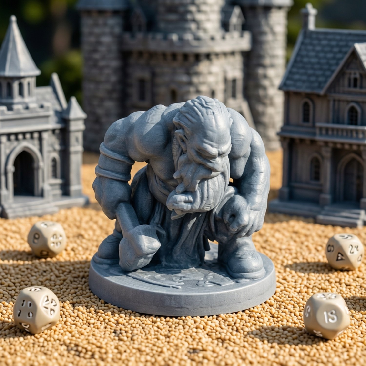 Dungeons&Dragons DND tabletop game Dwarf Soldier 9 model ornament