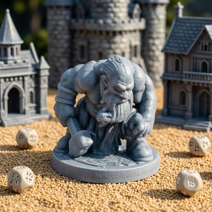 Dungeons&Dragons DND tabletop game Dwarf Soldier 9 model ornament