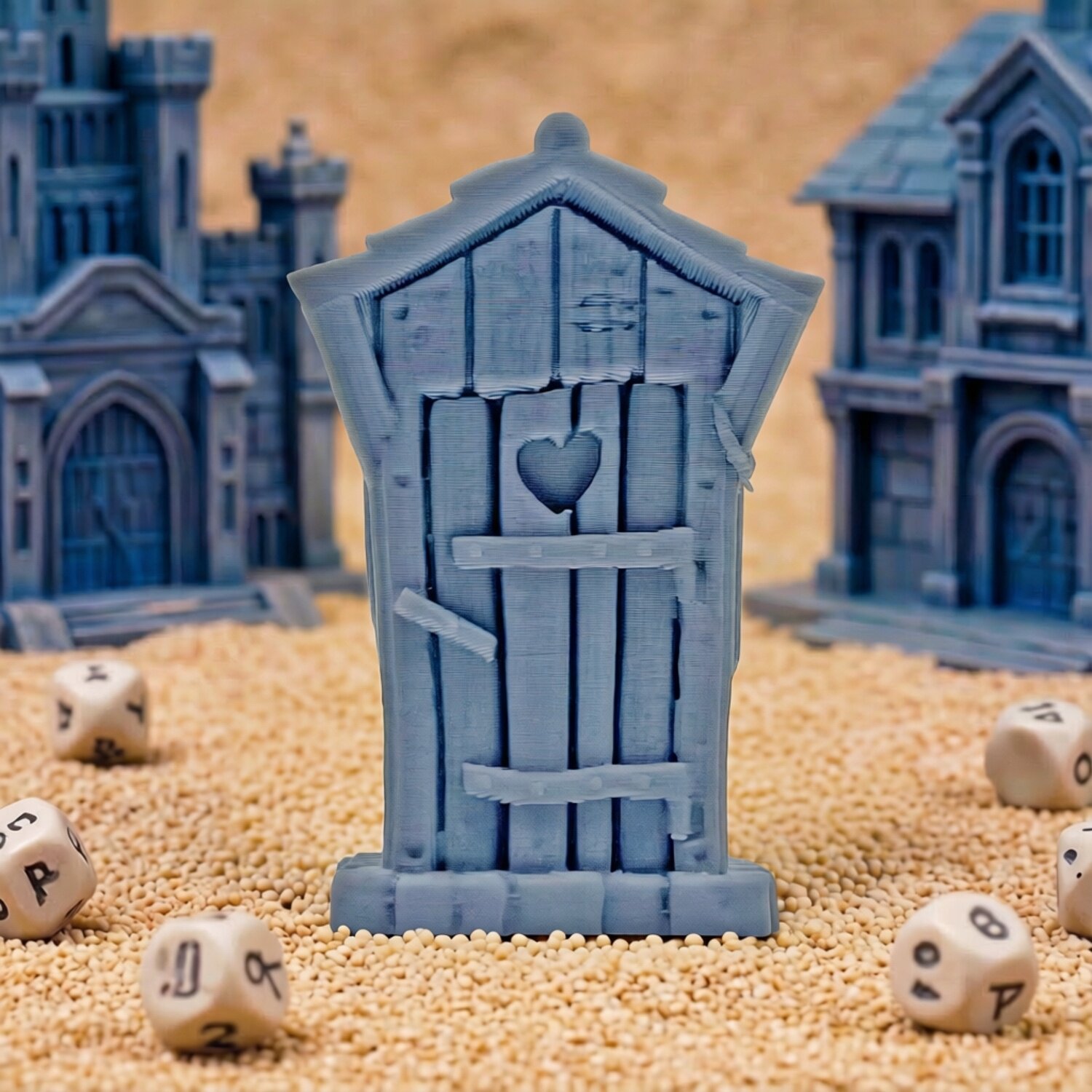 War Model - Love Wooden House Small Toilet