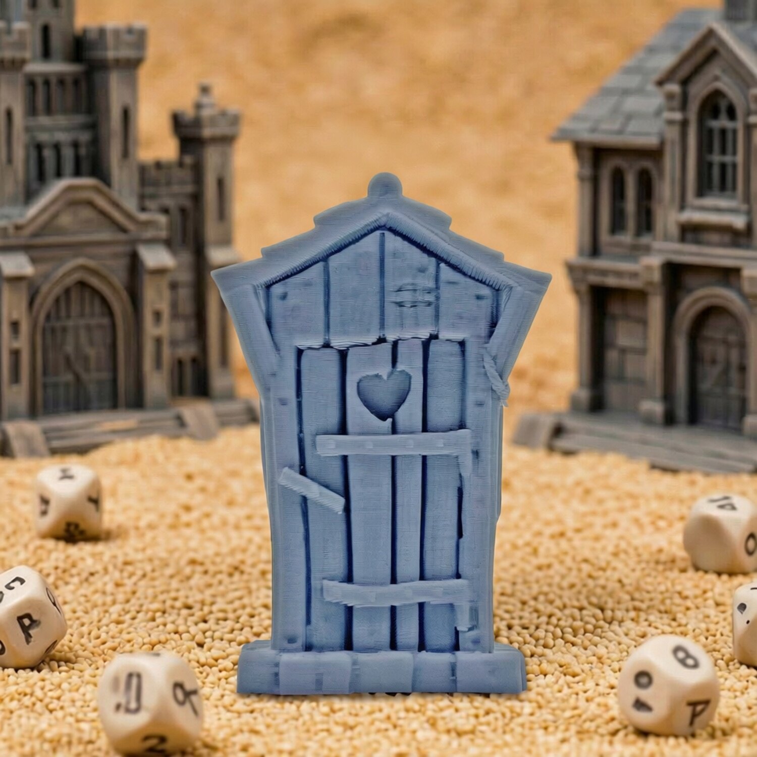 War Model - Love Wooden House Small Toilet