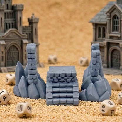 Model of Stone Altar in the Deep Mountain Secret Realm