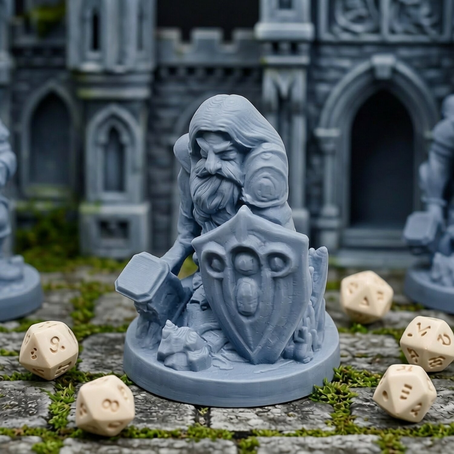 Dungeons&Dragons DND tabletop game Dwarf Soldier Model 3 ornament