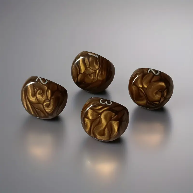 [Creative DND Multi-Sided Dice] 3-Sided Number 123 Game Dice 