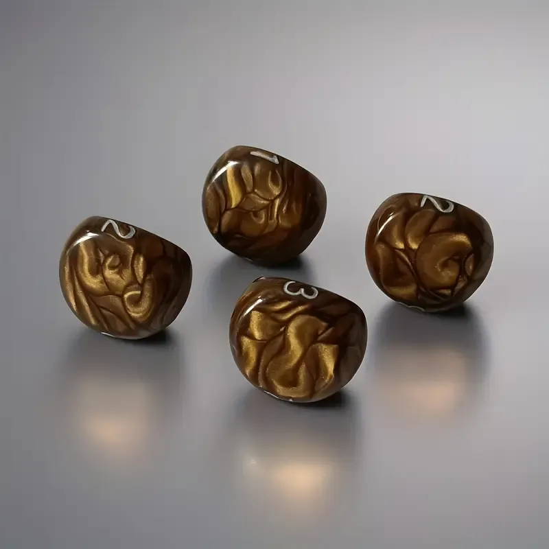 [Creative DND Multi-Sided Dice] 3-Sided Number 123 Game Dice 