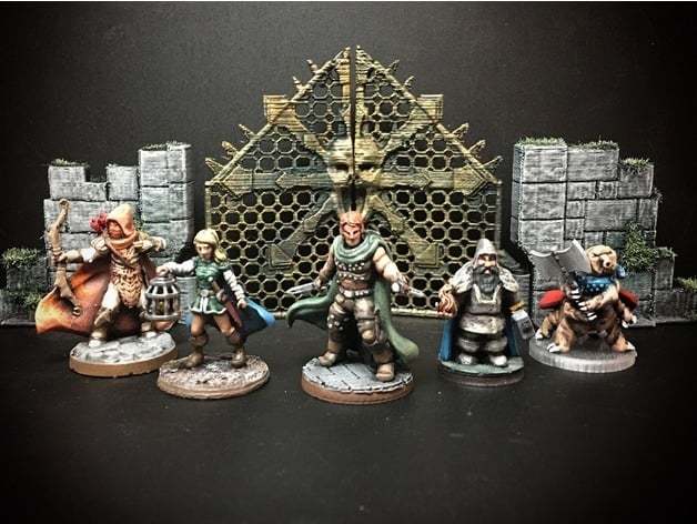 Delving Decor: Chaos Gate (Give away a Mystery Monster D&D RPG Figures Miniatures)