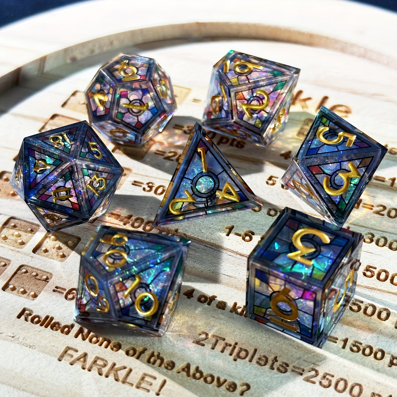 New Two Layered Dice Set